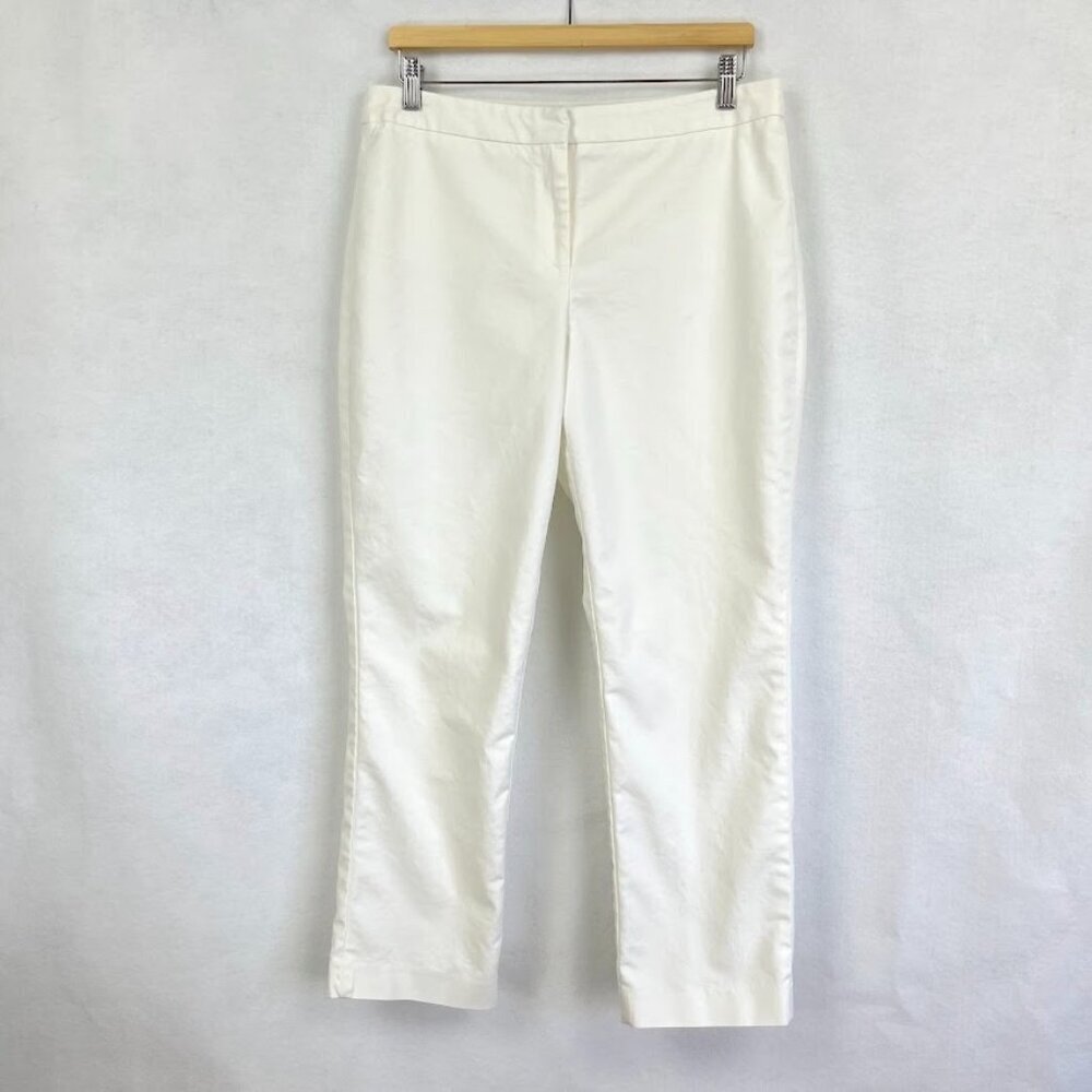 Nic + Zoe Straight Leg Pants Spring Lightweight Preppy Academia Easter Boho 12